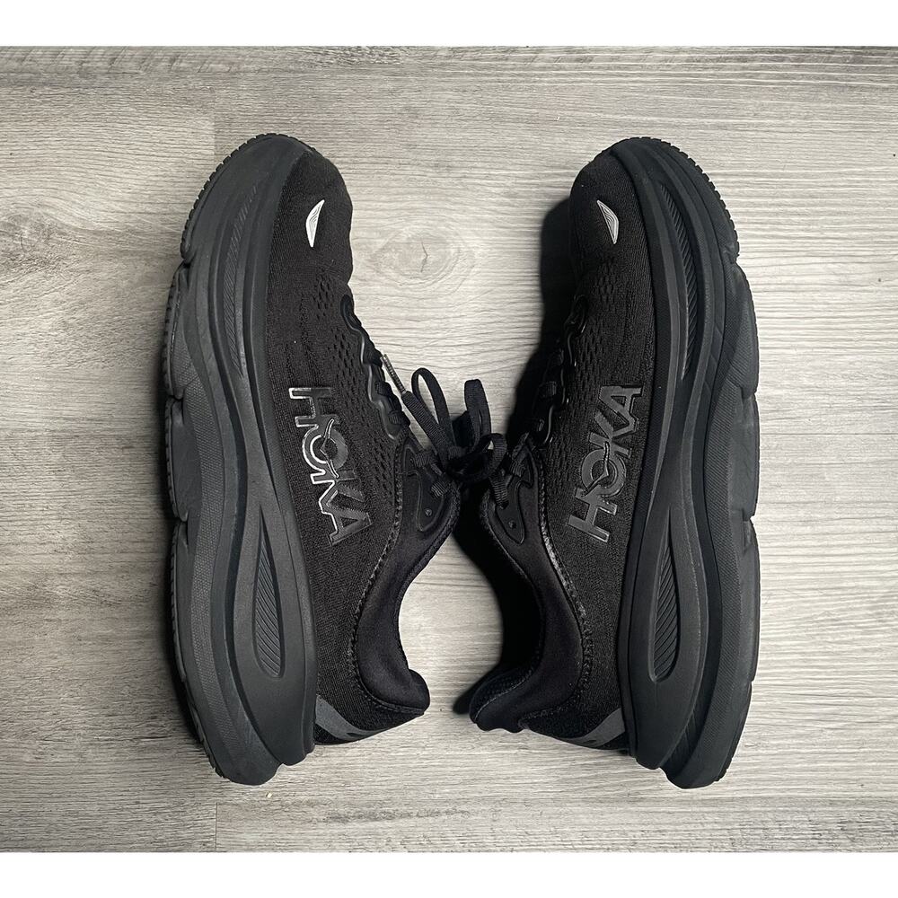 Hoka Bondi 9 Running Shoe – Black / Black – Women’s 9.5B
